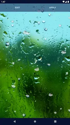 Rain Water Live Wallpaper android App screenshot 0