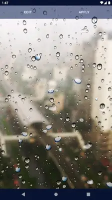 Rain Water Live Wallpaper android App screenshot 3